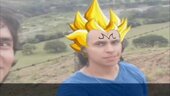 Siendokam o Kamilo Mora Youtuber Colombiano y miembro del Real Team Gordo meme de Siendo Vegeta Dragon Ball Z CON EXPRESIONES FACIALES EN BOCA Y CEJAS